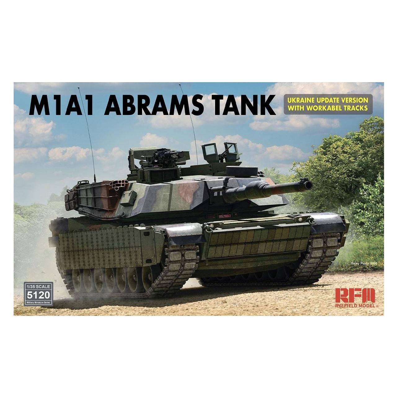 Rye Field Model M1A1 Abrams Tank Ukraine Update Version (RFM5120)