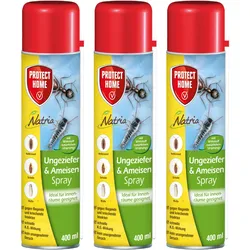 Protect Home Natria Ungeziefer- und Ameisenspray - 3x 400 ml