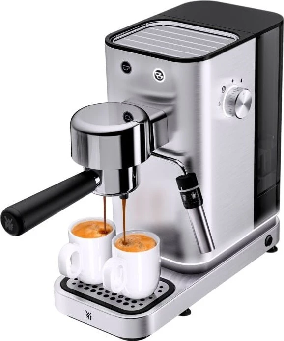 Lumero Espresso Siebträgermaschine, Espressomaschine edelstahl