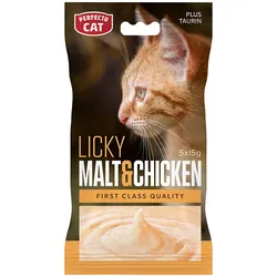 Perfecto Cat Licky Malt & Chicken 12x75 g