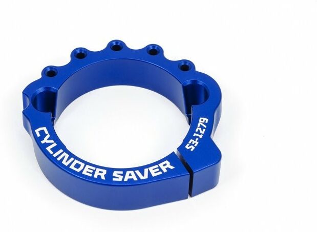 Protection échappement S3 sortie cylindre-échappement bleu