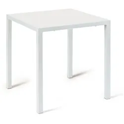 Gartentisch Quatris 70x70x75 cm weiß