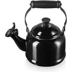 Le Creuset Kettle Demi 1,1L black gloss, Wasserkocher, Schwarz