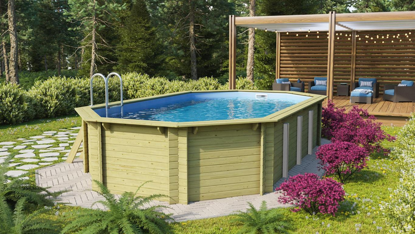 KARIBUHOLZT Pool Modell 5A Variante A 400x700cm 16927886