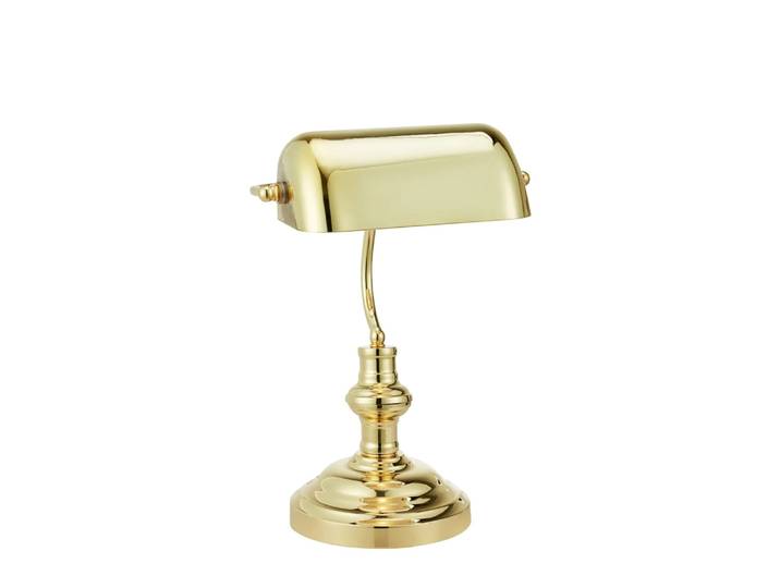 Lampe de table en métal laiton