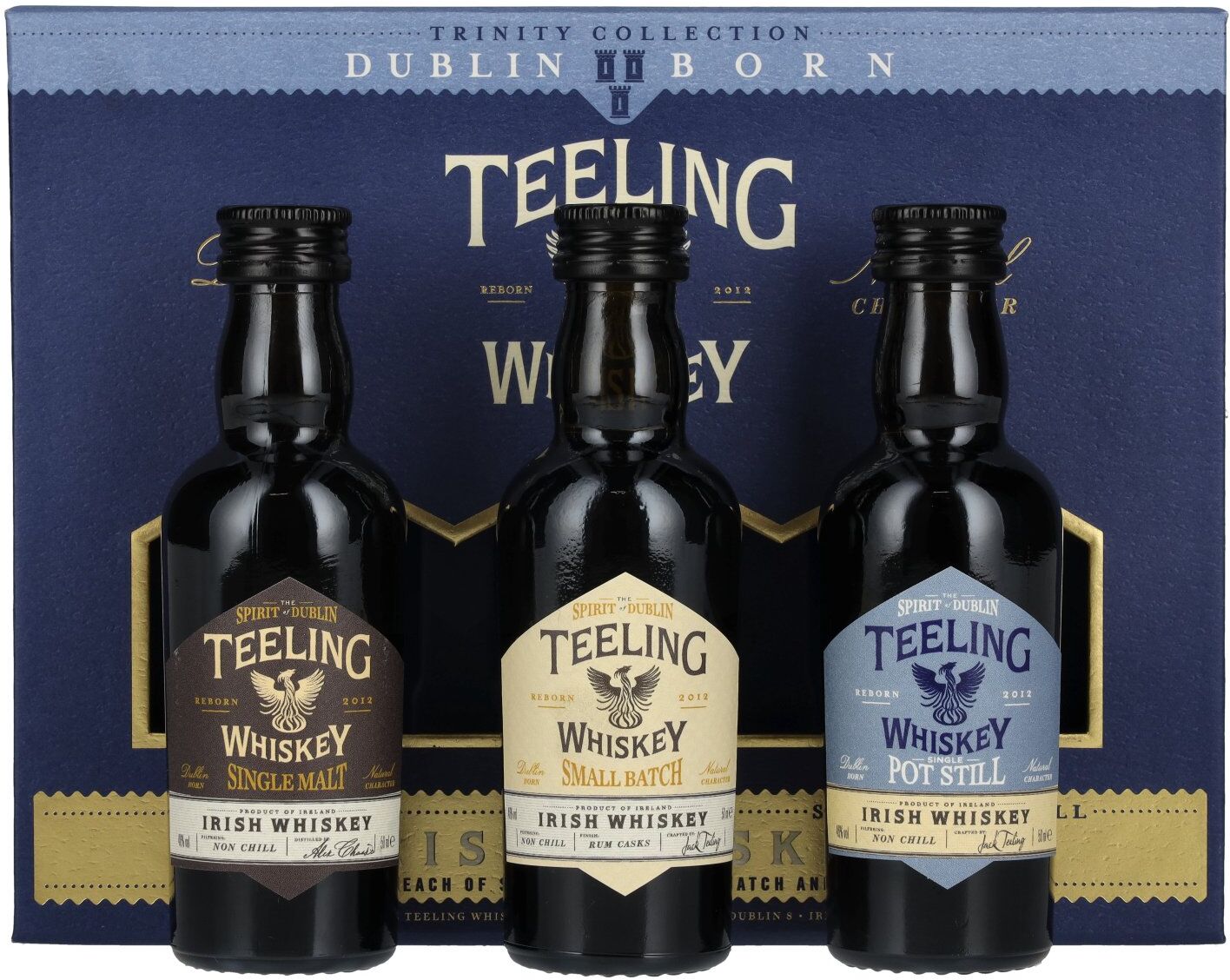 Teeling Whiskey TRINITY PACK Irish Whiskey 46% Vol. 3x0,05l