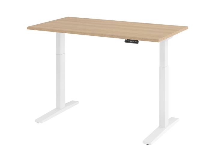 Schreibtisch Office Eiche elektrische Höhenverstellung 140 x 80 cm - Schreibtisch