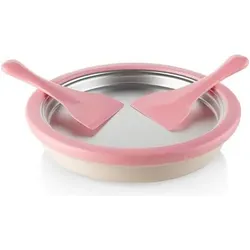 TOP Roll-Eis Maker, Fun Kitchen, Rosa, Silber