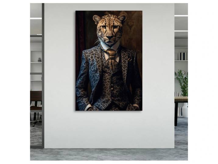 Acrylglasbild Stylish Cheetah image LAND