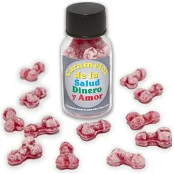 Diablo Picante Dose Mit 12 Bonbons Mit Erdbeer-Kirsch-Geschmack Health-Money-Love