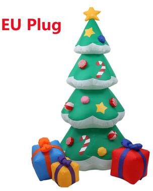 Uplift Treasures 7FT Inflatable Christmas Tree With LED Lights Outdoor Decoration eu Plug