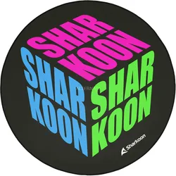 Sharkoon, Bodenschutzmatte, Bodenschutzmatte - Cube /pink/grün D (120 x 120 cm)