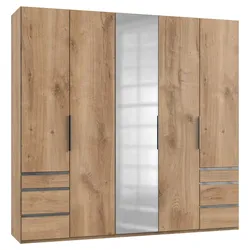 Drehtürenschrank mit Laden B: 250 cm Level, Eiche Dekor