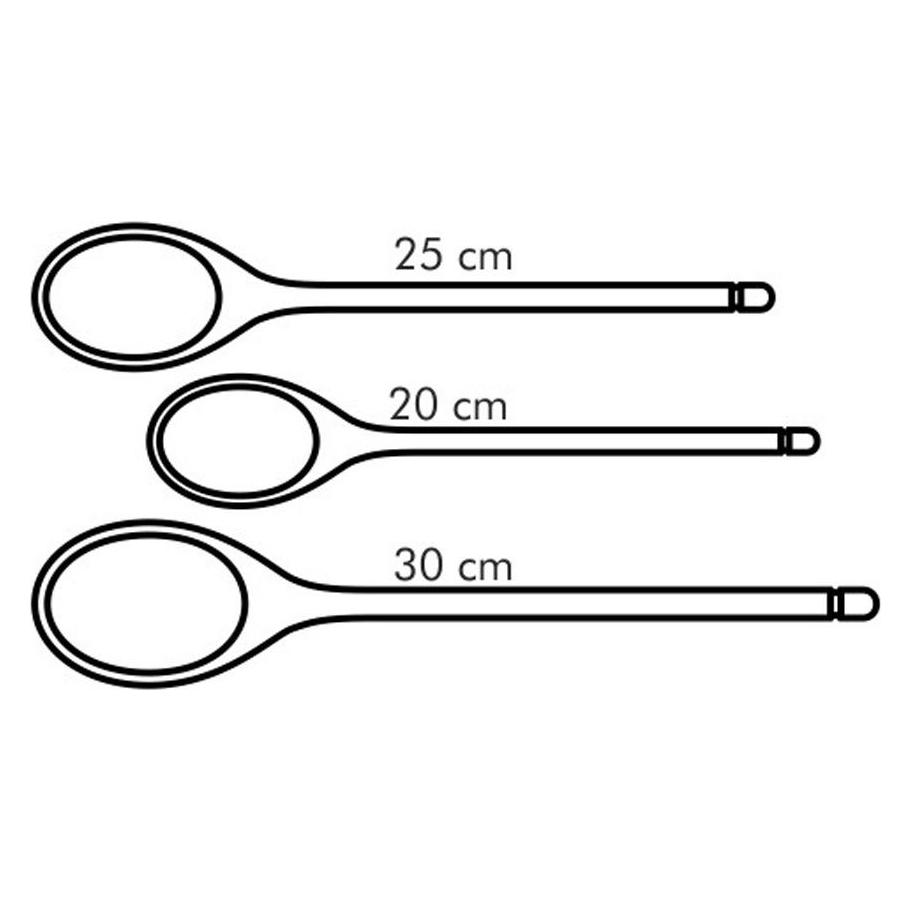 Tescoma Ovale Kochlöffel WOODY, Set 3 St. (637414)