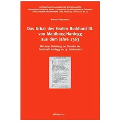 Das Urbar des Grafen Burkhard III. von Maidburg-Hardegg aus dem Jahre 1363, Fachbücher