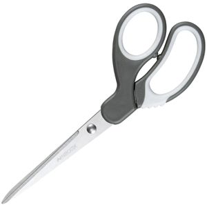 Nirosta Büroschere Praktika Softgrip, 48137, 22 cm, Universalschere, aus Edelstahl, grau
