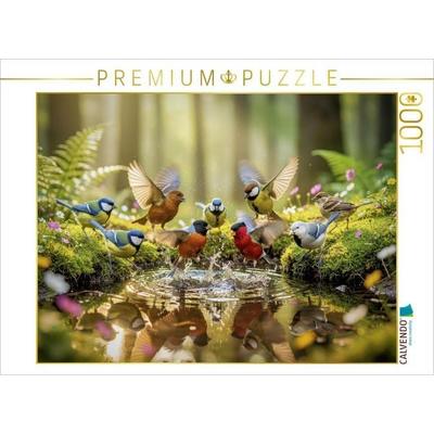 CALVENDO Puzzle Hier planscht die gute Laune. | 1000 Teile Lege-Größe 64x48cm Foto-Puzzle für glückliche Stunden, von , Calvendo Puzzle