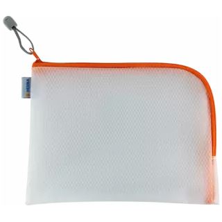 HERMA Reißverschlussbeutel transparent/orange, 1 St. 20012