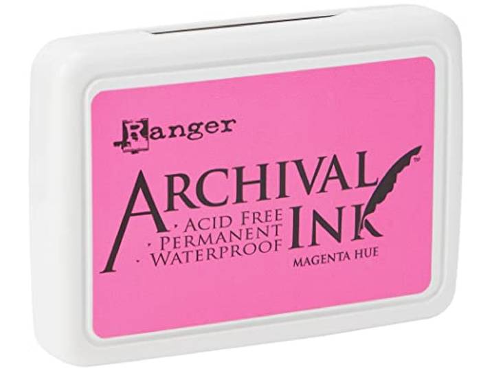 Ranger 1-delig archival stempelkussen #0-magenta, Hue