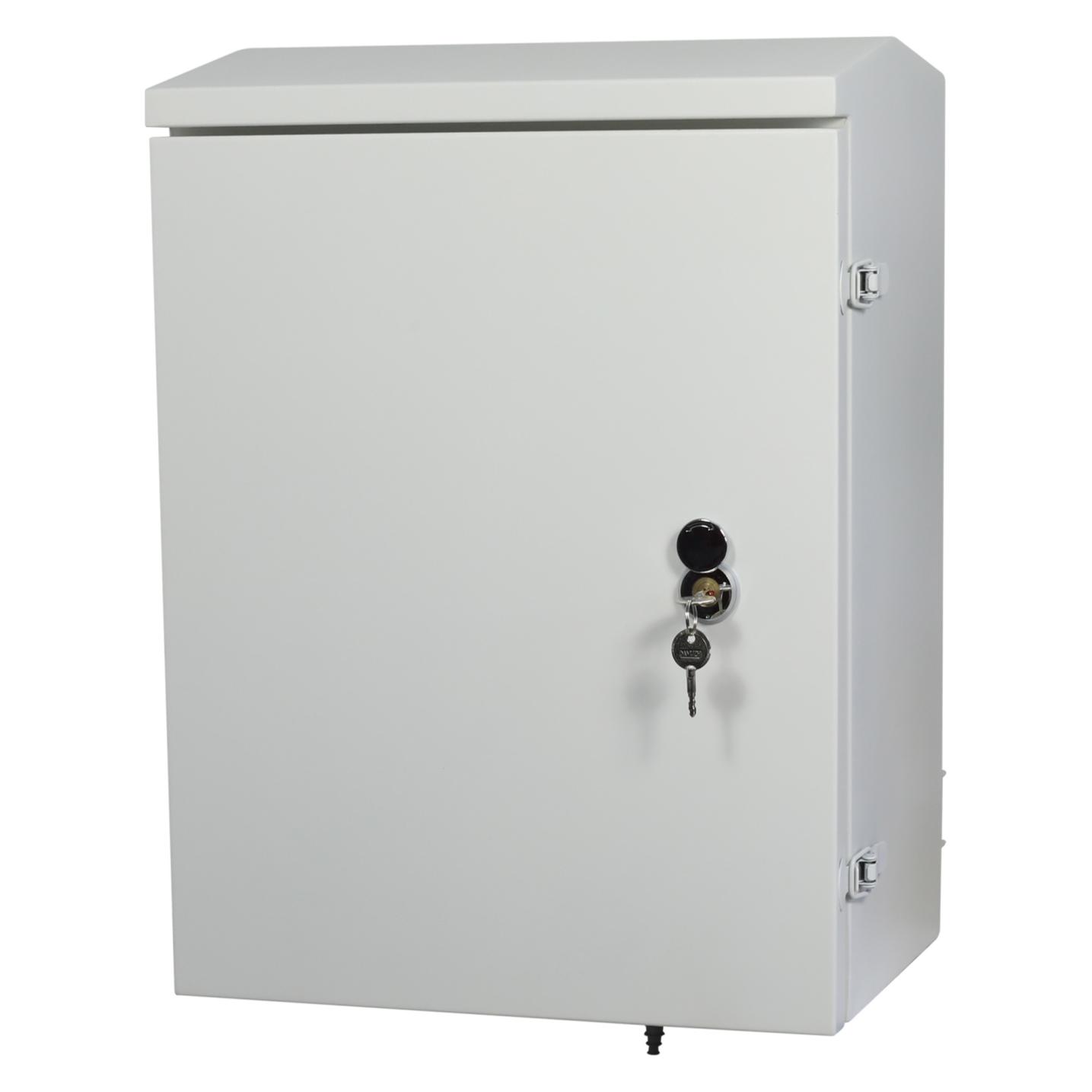 Allnet DIN-RAIL Wandgehäuse/PoE Smart-Managed Switch T220mm, Lichtgrau, IP66, ÜS, ALL-DIN-SGI8012PM (ALL-DIN-SGI8012PM)