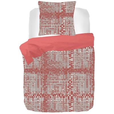 Bettwäsche KAYORI "Setouchi", rot, B/L: 135cm x 200cm, 1 Stk., 1 Stk., Lyocell, B/L: 80cm x 80cm, 2 Stk., Lyocell, Obermaterial: 60% Modal, 40% Baumwolle, Bettwäsche, Bettwäsche, Mit Aloe-Vera-Behandlung für zusätzliche Weichheit
