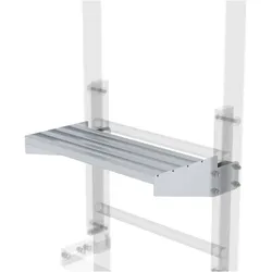 Munk, Leiter + Gerüst, Ausstiegstritt Alu-blank Spaltmass 250mm (52 cm)
