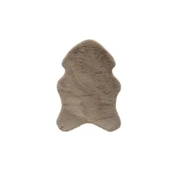 levelone Kunstfell Tierfellform Little Bunny , braun , Synthetische Fasern , Maße (cm): B: 40