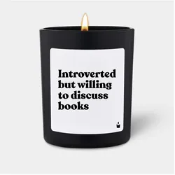 Chatty Candles, Duftkerzen, Duftkerze Flowery Introverted but willing to discuss books