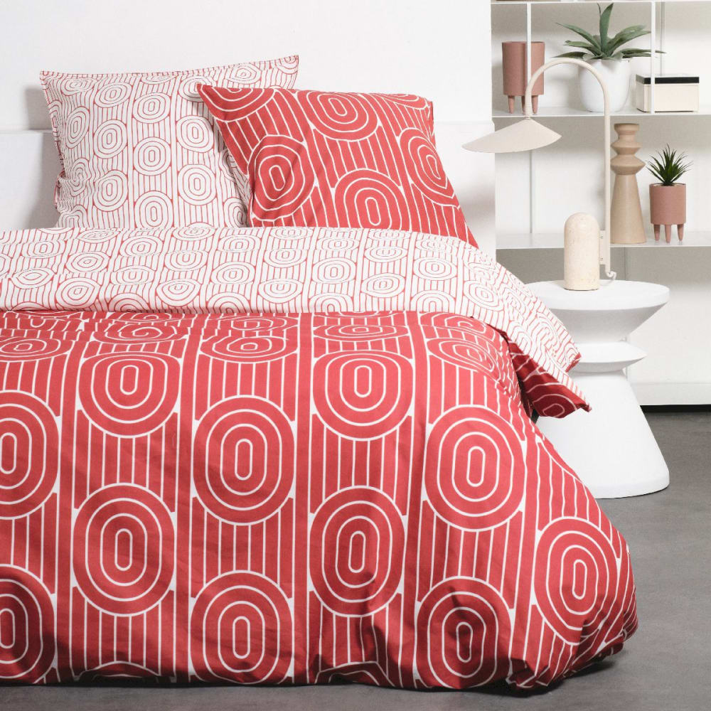 Today Parure de lit 260x240 cm rouge Rouge 260x260x240cm