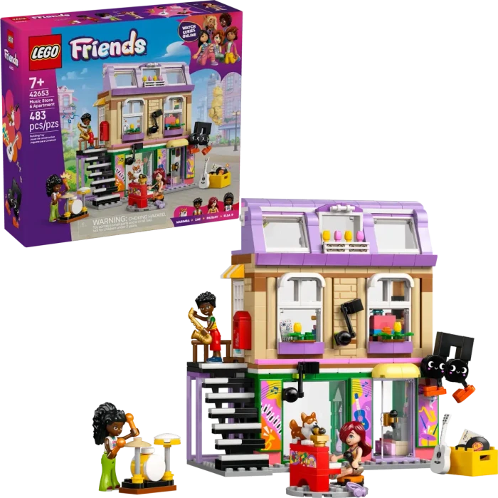 LEGO Friends 42653 Musikladen & Wohnung