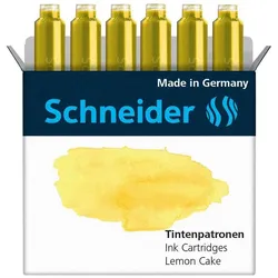 Schneider Tintenpatronen für Füller Lemon Cake