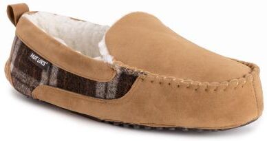 MUK LUKS Emmett Moccasin Slipper - Mens 11 Tan Slipper Medium
