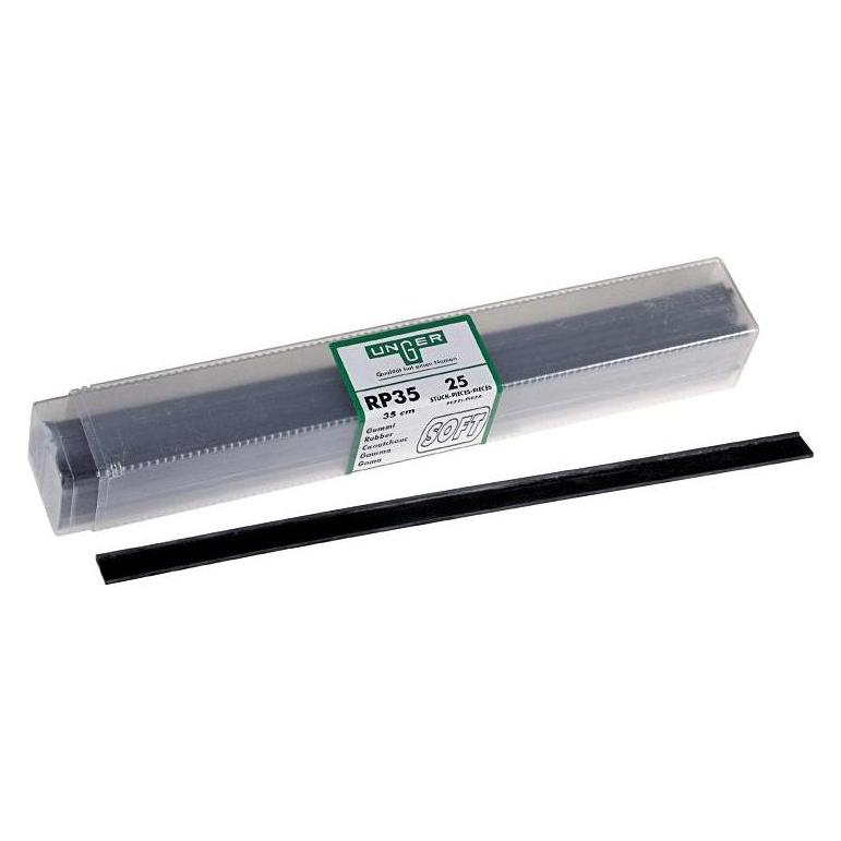 Unger RP35H Fensterwischer Wischergummi 25 Stück hart 35 cm Wischergummi zum streifenfreien Abziehe (31850136)