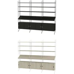 Offene Schrankwand mit Regal Beige Beige