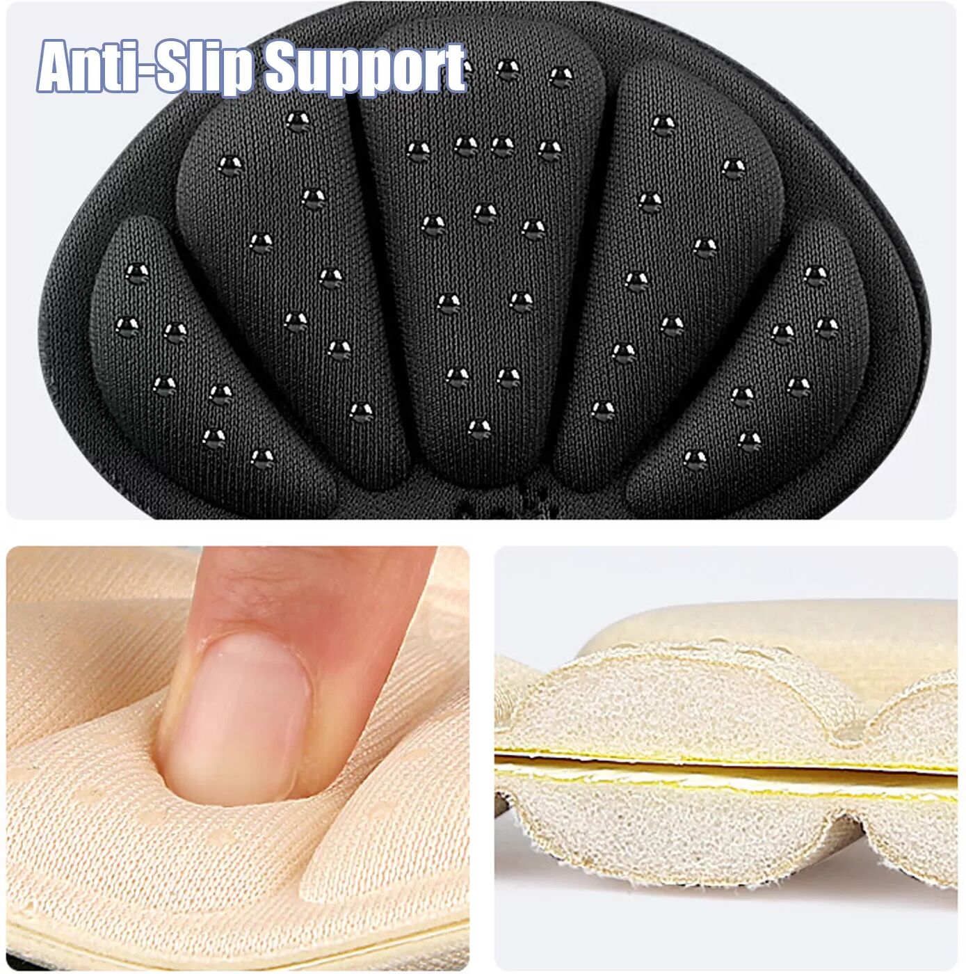 INF Protection du talon / inserts de chaussures pour chaussures amples