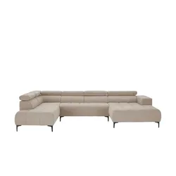 Twist Wohnlandschaft  Caro ¦ braun ¦ Maße (cm): B: 350 H: 81 T: 214.0