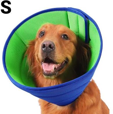 Fusion Finds Comfort Fit Dog Recovery Cone Collar Breathable Soft Dog Cone For Post Surgery Healing & Anti Licking Protection s