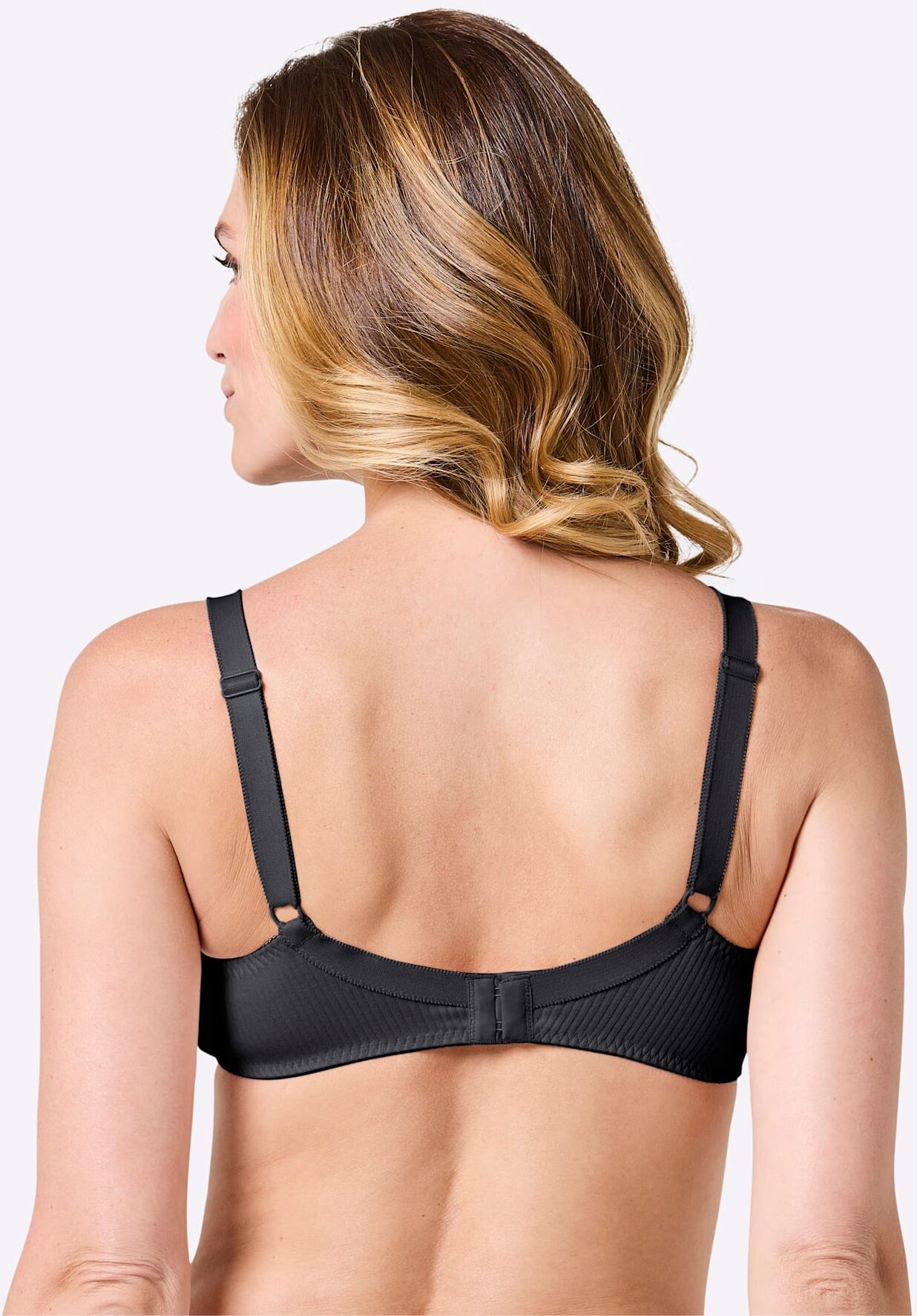 Bügelloser BH NATURANA, Damen, Gr. 80, Cup A, schwarz, 100% Baumwolle, BHs Bügelloser BH schwarz 80, Cup A