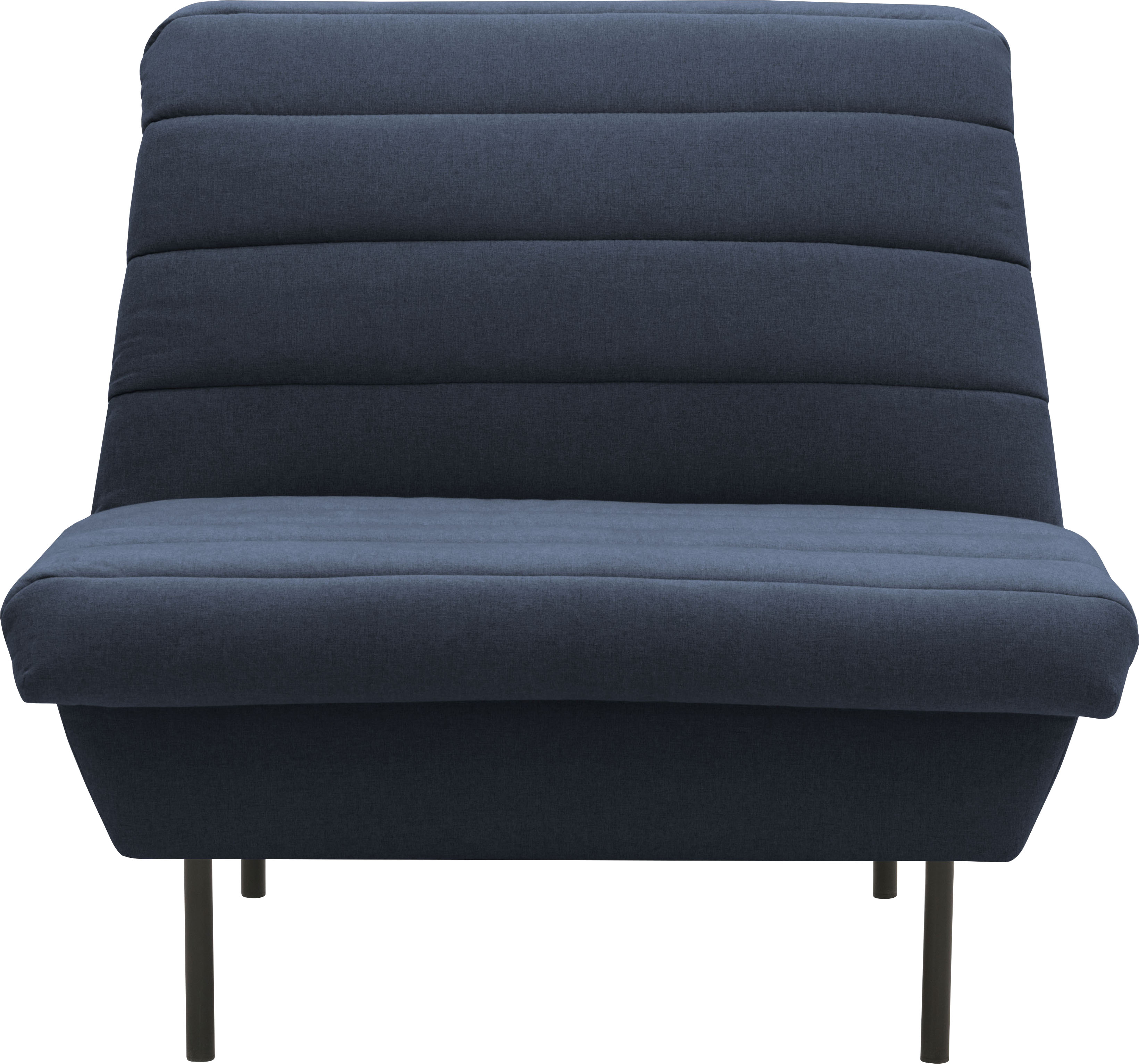 Sessel "LOOKS IX", blau, B:92cm H:92cm T:103cm, 100% Polyester, LOOKS BY WOLFGANG JOOP, Sessel, Sessel, Quersteppung, ohne Armlehnen