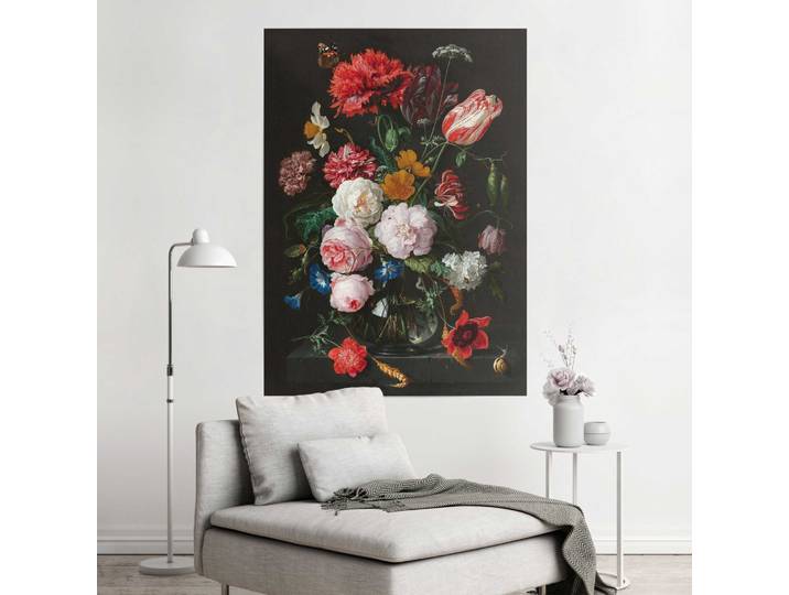 Poster Giant Stillleben mit Blumenvase Material: Papier Motiv: Bäume, Pflanzen & Natur Multicolor/Multicolor 100 x 140 x 0cm