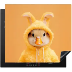 HERDABDECKPLATTE Osterhase - Kostüm - Ente Abdeckung Glaskeramikkochfeld 59x51 cm