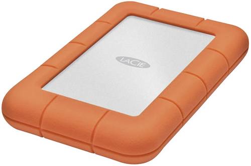 LaCie Rugged Mini 5 TB Externe Festplatte 6.35 cm (2.5 Zoll) USB-A (USB 3.2 Gen 1) Silber, Orange STJJ5000400