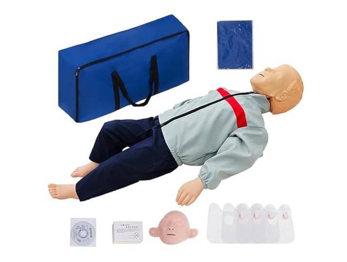 Enfants Mannequin Cardiopulmonary Resuscitation De Premiers CPR Training Puppe Hilfe Erste Hilfe CPR für Infarkt Atemwegsobstruktion A