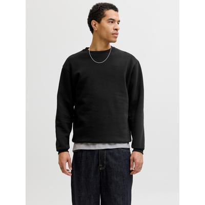 Jack & Jones "JJEBRADLEY mit Rippbündchen für Alltag und Freizeit", Materialmix, relaxed fit