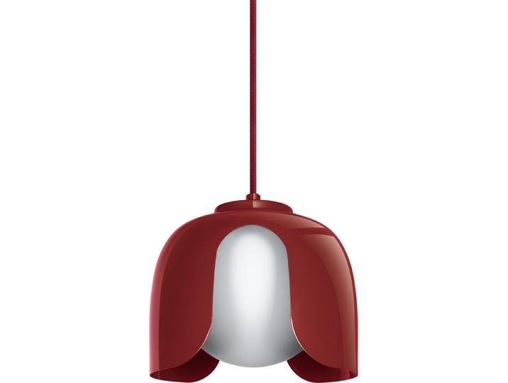 OSRAM 4058075849143 Decor Corolle Pendelleuchte E27 Rot Metall Glas