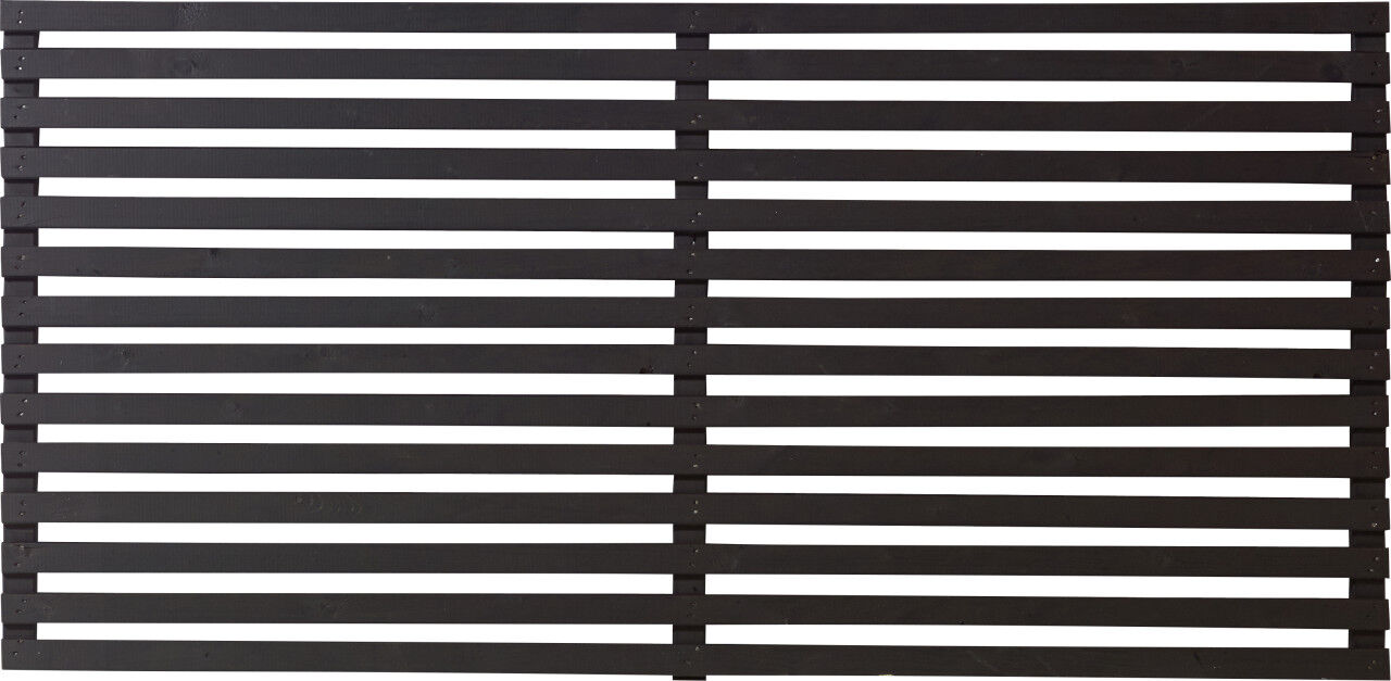 Plus Zaun Tokyo 180 x 90 cm schwarz