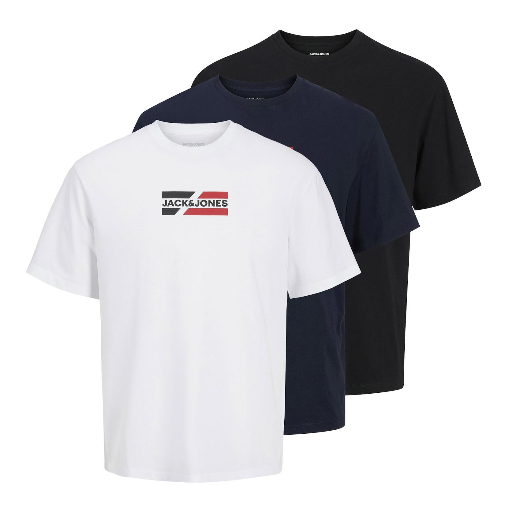 JJECORP GRAPHIC TEE SS 3PK Herren T-Shirt