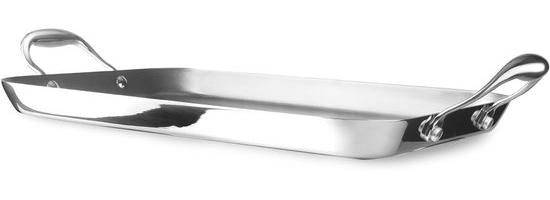 Ibili Menaje Drielaagse grillplaat Zilver 38 x 25 cm