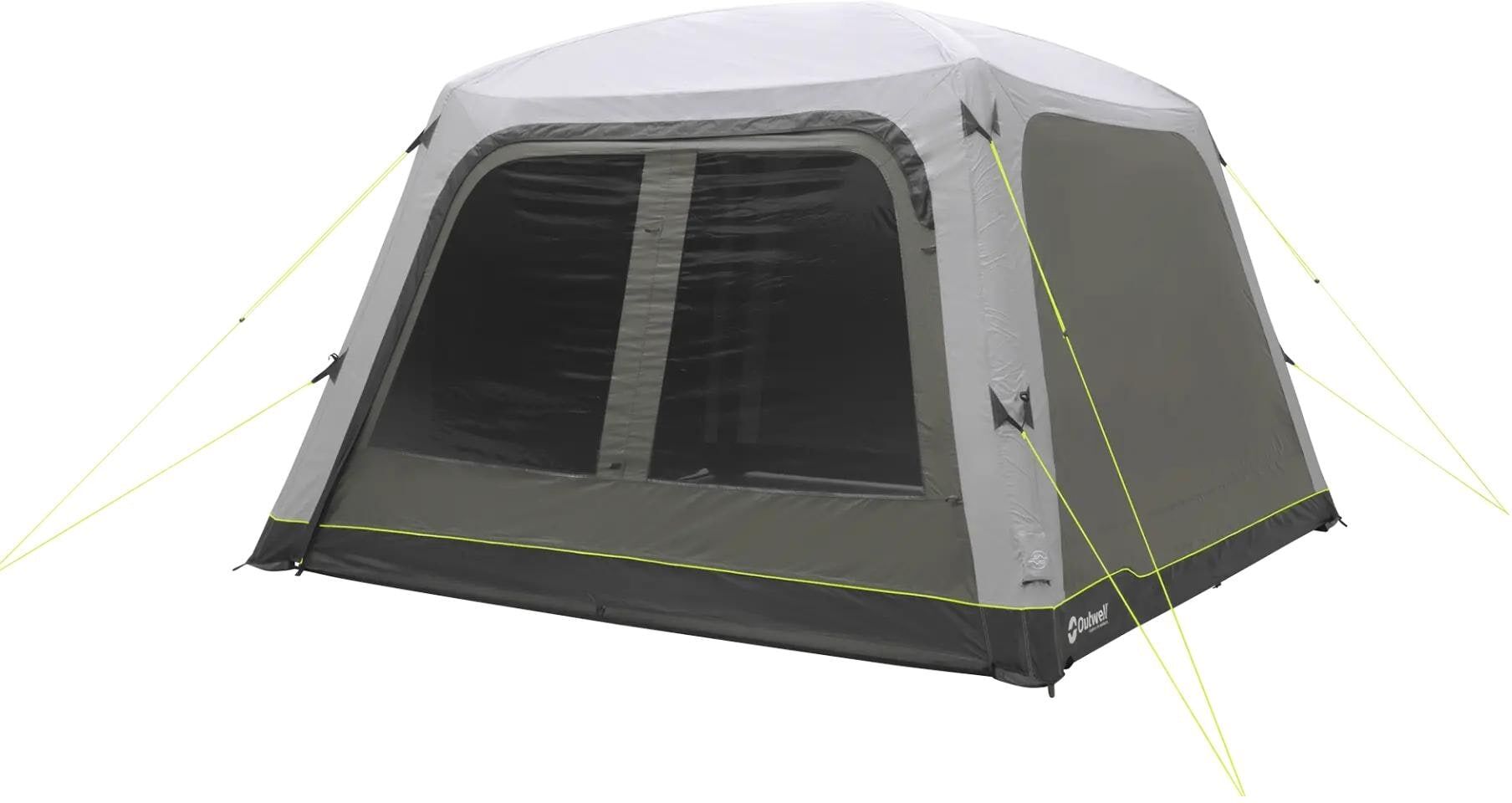 Pavillon OUTWELL "Vail Air 335 x 335 cm", grau (bunt), B/H/T: 335cm x 230cm x 335cm, Pavillons, Pavillon, Widerstandsfähigkeit: Schmutz, UV-Schutz, wassergeschützt bunt B/H/T: 335cm x 230cm x 335cm