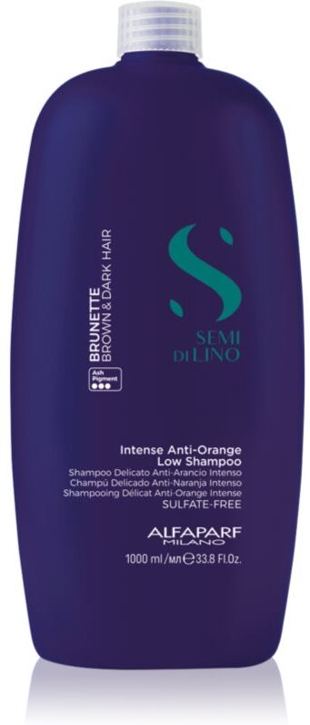 Alfaparf Milano Semi di Lino Brunette Tönungsshampoo neutralisiert die Messinguntertöne 1000 ml